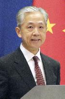 Chinese Foreign Ministry spokesman Wang Wenbin