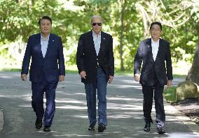 Trilateral summit at Camp David