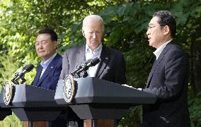 Trilateral summit at Camp David