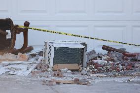 Houston Police Destroy House With Suspect Inside (Aftermath)