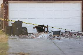 Houston Police Destroy House With Suspect Inside (Aftermath)