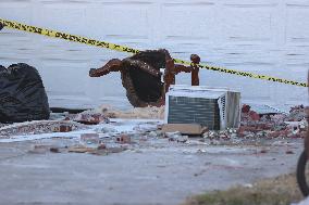 Houston Police Destroy House With Suspect Inside (Aftermath)