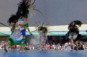 Principe De Seda, Mexican Wrestler, Performs In Xochimilco, Mexico City