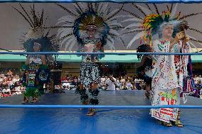Principe De Seda, Mexican Wrestler, Performs In Xochimilco, Mexico City