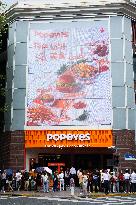 Reopen Of Popeyes Chain Store In Shanghai