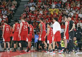 Basketball: World Cup warm-up game between Japan and Slovenia