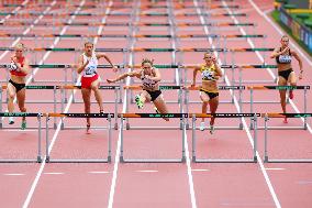 (SP)HUNGARY-BUDAPEST-ATHLETICS-WORLD CHAMPIONSHIPS-WOMEN'S HEPTATHLON-100M HURDLES