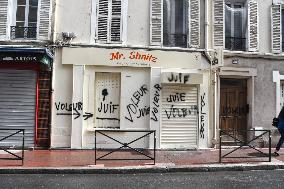 Antisemitic Tags In A Kosher Restaurant In Levallois-Perret