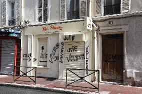 Antisemitic Tags In A Kosher Restaurant In Levallois-Perret