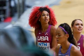 (SP)HUNGARY-BUDAPEST-ATHLETICS-WORLD CHAMPIONSHIPS-WOMEN'S HEPTATHLON-100M HURDLES