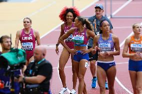 (SP)HUNGARY-BUDAPEST-ATHLETICS-WORLD CHAMPIONSHIPS-WOMEN'S HEPTATHLON-100M HURDLES