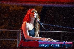 Marina Rei In Concert On The Stage Of Piazze D'estate 2023 In Castellana Grotte