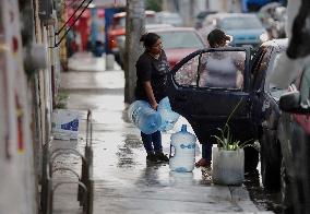 Heavy Rains Are Recorded In Mexico City Due To Tropical Cyclone Hilary