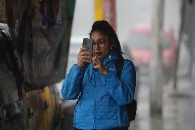 Heavy Rains Are Recorded In Mexico City Due To Tropical Cyclone Hilary