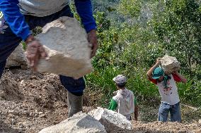 Villagers In Kebumen Work Together To Renovate Broken Road