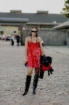 Street style during Copenhagen Fashion Week - Denmark