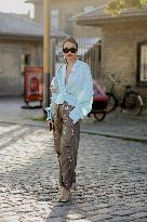 Street style during Copenhagen Fashion Week - Denmark