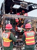 PAKISTAN-HAFIZABAD-BUS-ACCIDENT