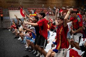 Fans Watch Women's World Cup Final - Spain