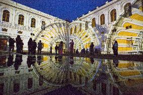 RUSSIA-ST. PETERSBURG-LIGHT SHOW