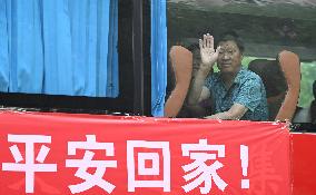 CHINA-TIANJIN-FLOOD-RELOCATED VILLAGERS-RETURN HOME (CN)