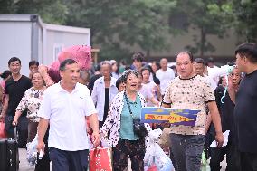 CHINA-TIANJIN-FLOOD-RELOCATED VILLAGERS-RETURN HOME (CN)