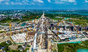 Shanghai-Suzhou-Huzhou High-speed Railway Construction