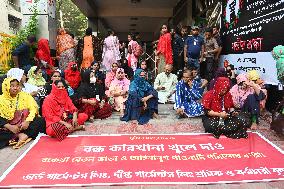 Garments Worker Protest In Dhaka
