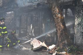 5-Alarm Fire In Brooklyn Injures Firefighters And Damages Buildings