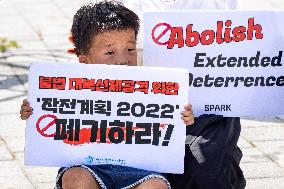 Protests Against The ROK-US Joint Military Exercises