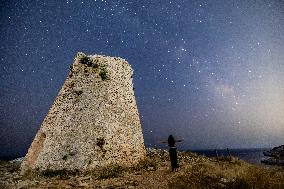 Milky Way In Torre Minervino, Salento