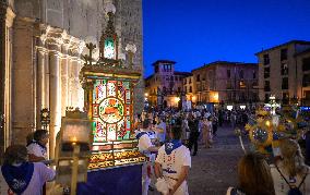 Siguenza Celebrates The Lanterns Procession - Spain