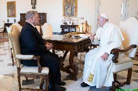 Pope Francis Receives US Army General Mark A. Milley - Vatican