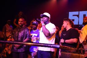 50 Cent, Flo Rida and Busta Rhymes at LIV - Miami