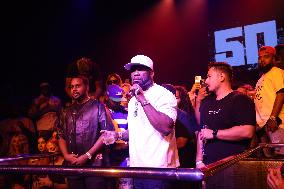 50 Cent, Flo Rida and Busta Rhymes at LIV - Miami