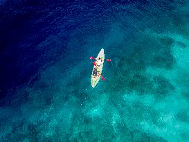 Illustration of Gili Trawangan Island - Indonesia