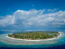 Illustration of Gili Trawangan Island - Indonesia