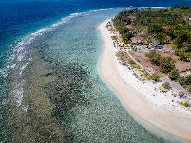 Illustration of Gili Trawangan Island - Indonesia