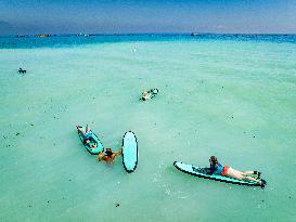 Illustration of Gili Trawangan Island - Indonesia