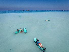 Illustration of Gili Trawangan Island - Indonesia