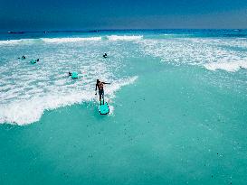 Illustration of Gili Trawangan Island - Indonesia