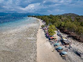 Illustration of Gili Trawangan Island - Indonesia