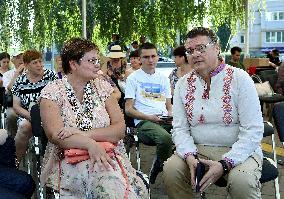 Awards ceremony of Taras Shevchenko National Prize in Borodianka