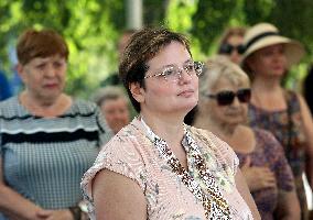 Awards ceremony of Taras Shevchenko National Prize in Borodianka