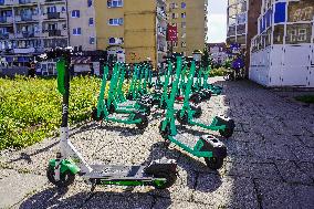 Electric Scooters Parking Problem In Gdansk