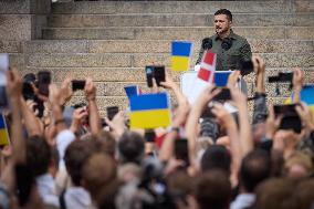 Zelensky Visits Denmark