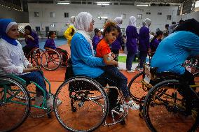 Final Basketball Tournament For The Injured - Gaza