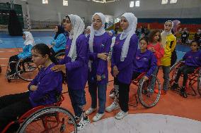 Final Basketball Tournament For The Injured - Gaza