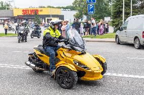 Reunion of retro motorbikes