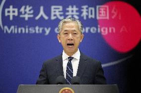 Chinese Foreign Ministry spokesman Wang Wenbin